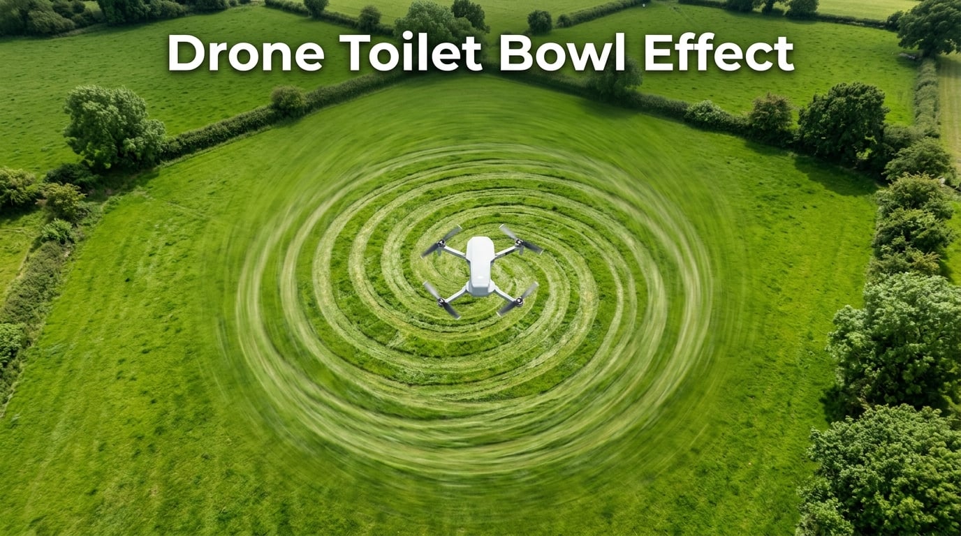 Why Your Drone Slowly Spins in a Circle While Hovering (The Toilet Bowl Effect)