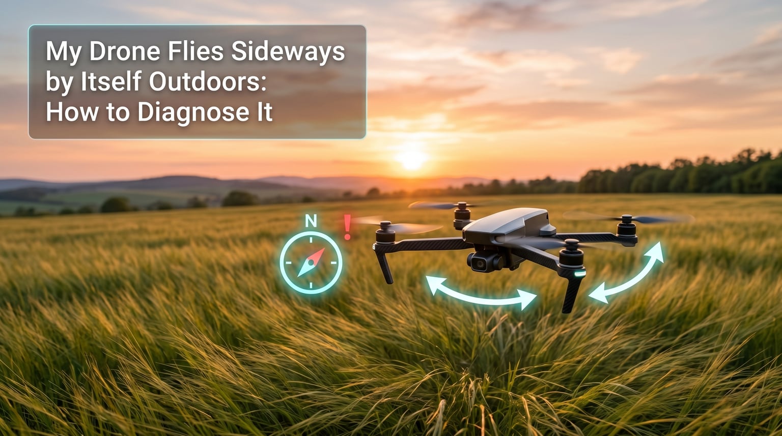 My Drone Flies Sideways by Itself Outdoors: How to Diagnose It