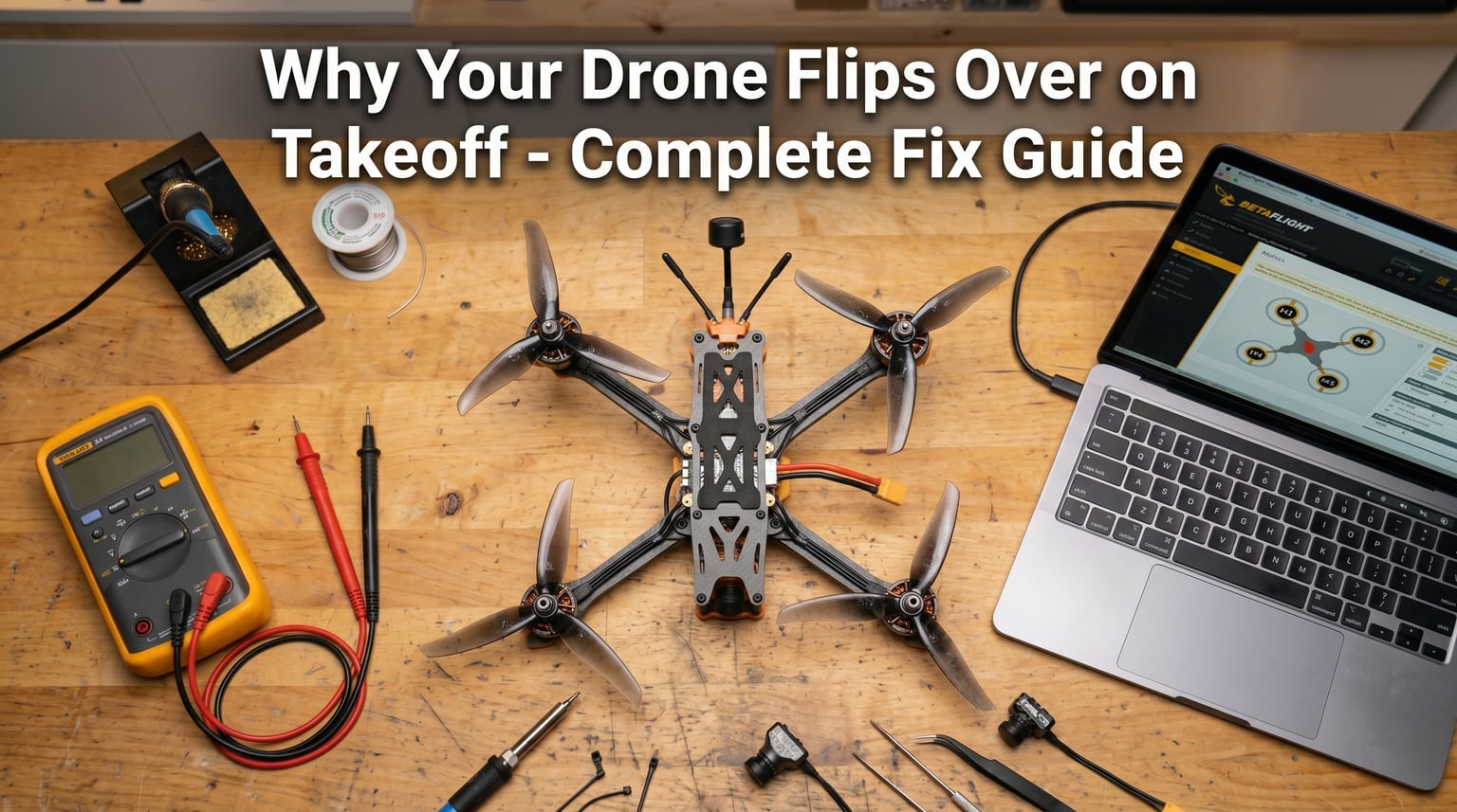 Why Your Drone Flips Over the Instant You Try to Take Off