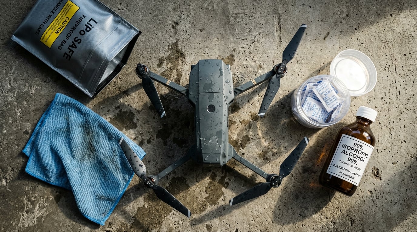 What to Do If Your Drone Gets Caught in the Rain or Falls in Water