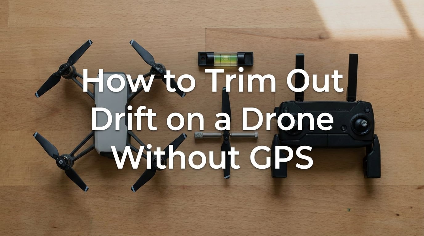How to Trim Out Drift on a Drone Without GPS