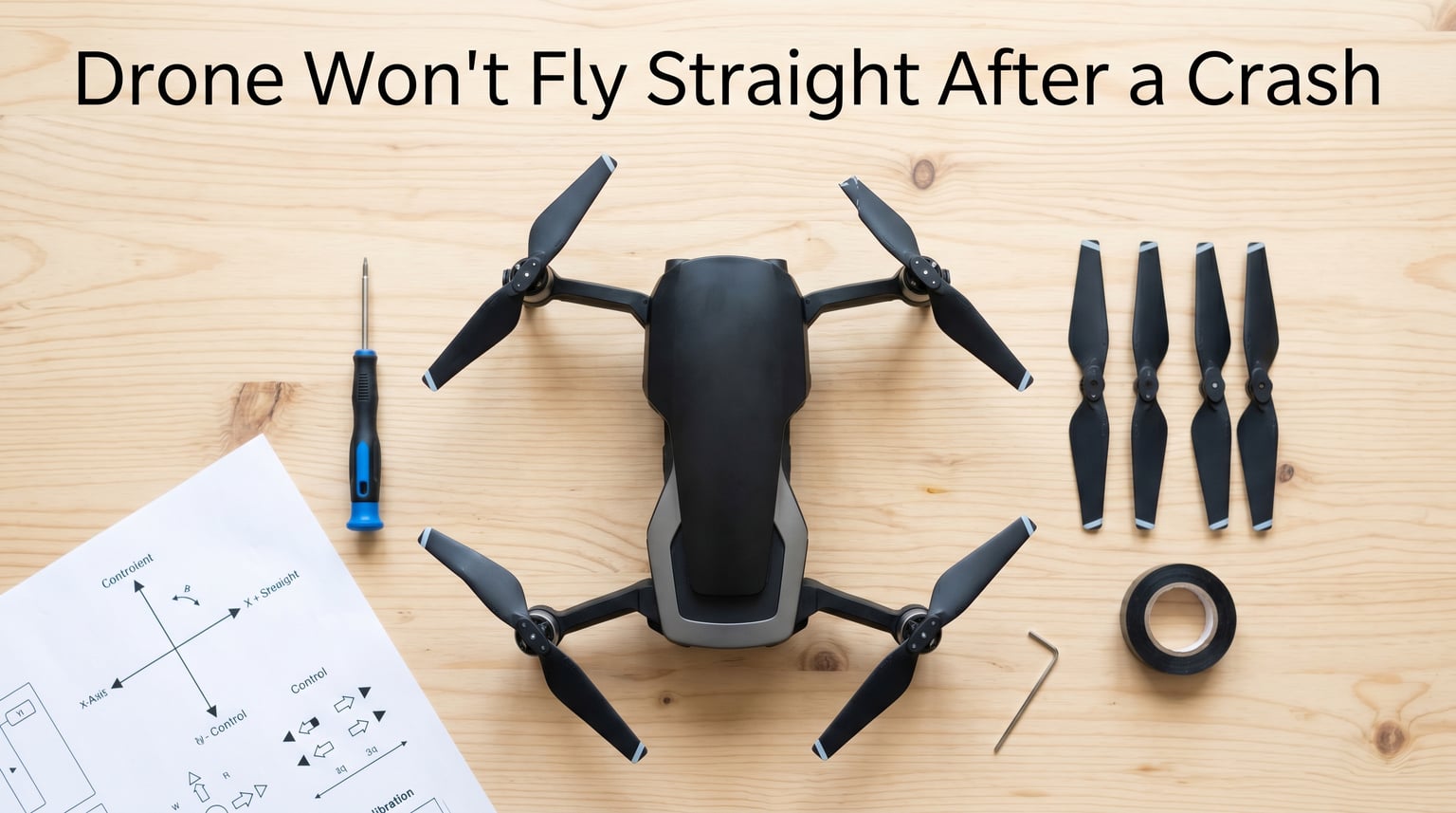 Why Your Drone Won't Fly Straight After a Crash