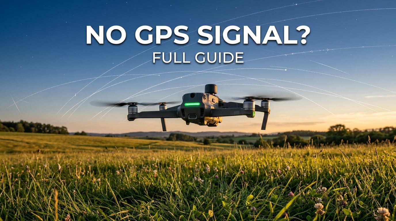 Why Your Drone Shows "No GPS Signal" and How Many Satellites You Actually Need