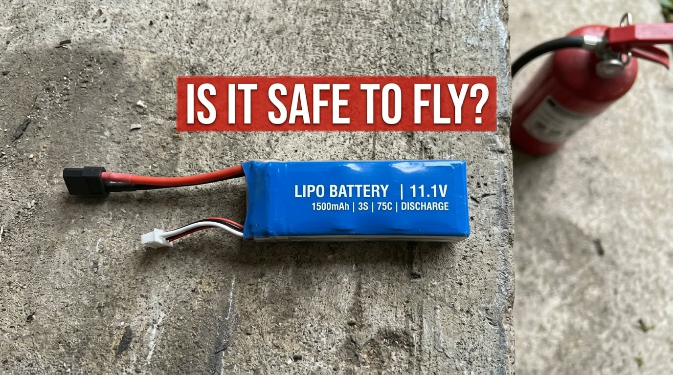 Is It Safe to Fly With a Slightly Puffy LiPo? An Honest Answer