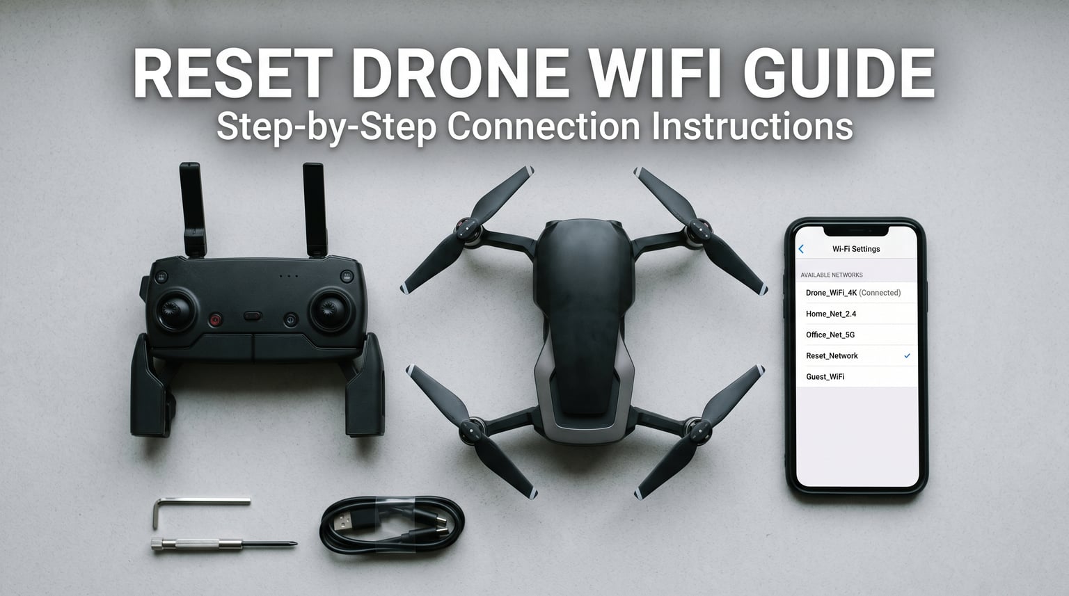 How to Reset the Wi-Fi on a Drone When It Won't Pair