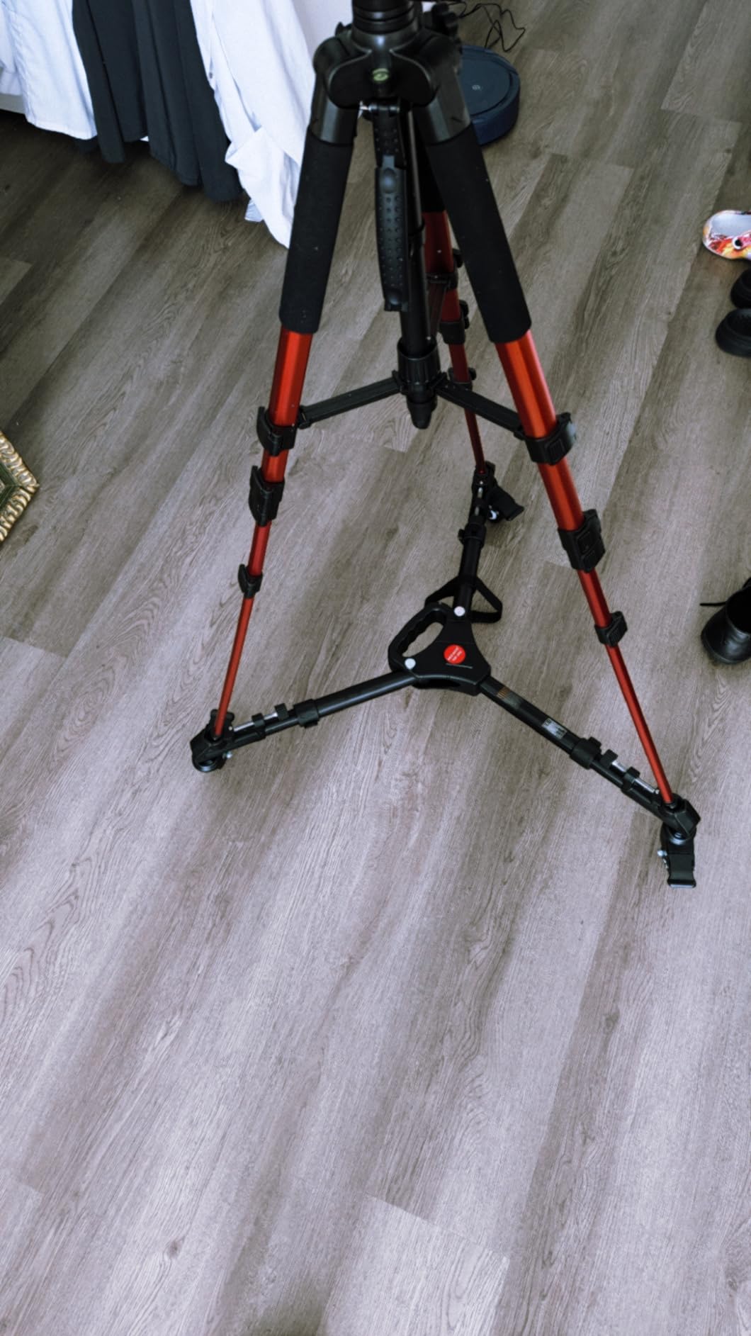 NEEWER Photography Tripod Dolly, Heavy Duty 33 lb Capacity Tripod Wheels customer photo 2