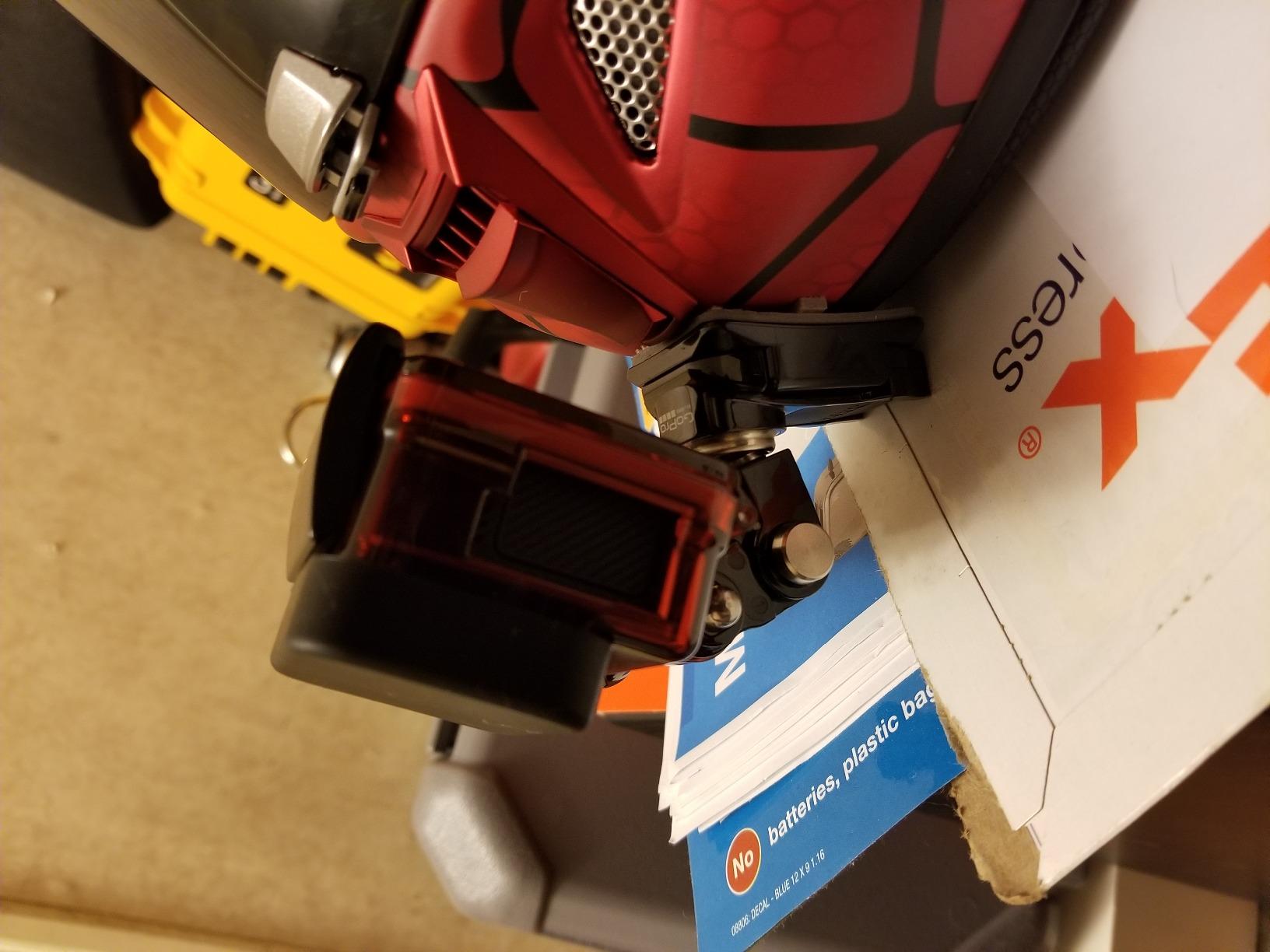 GoPro Helmet Front + Side Mount (GoPro OFFICIAL MOUNT) | Swivel mount with adhesive mounts and mounting buckle for HERO12, HERO11 and MAX customer photo 2