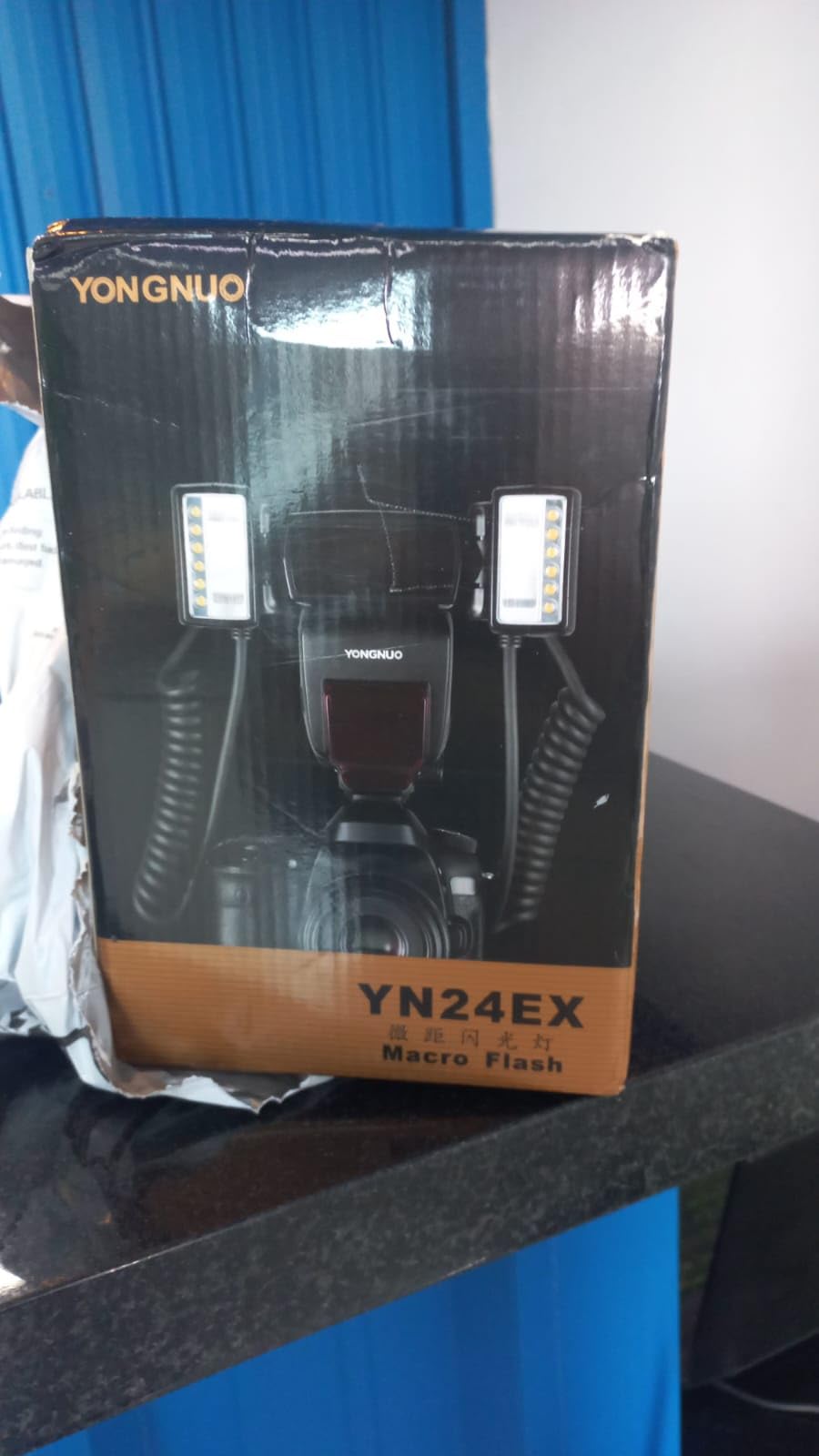 Yongnuo YN24EX TTL Macro Ring Flash LED Macro Flash Speedlite | YN-24EX 24EX, 2pcs Flash Head and 4pcs Adapter Rings for Canon customer photo 1