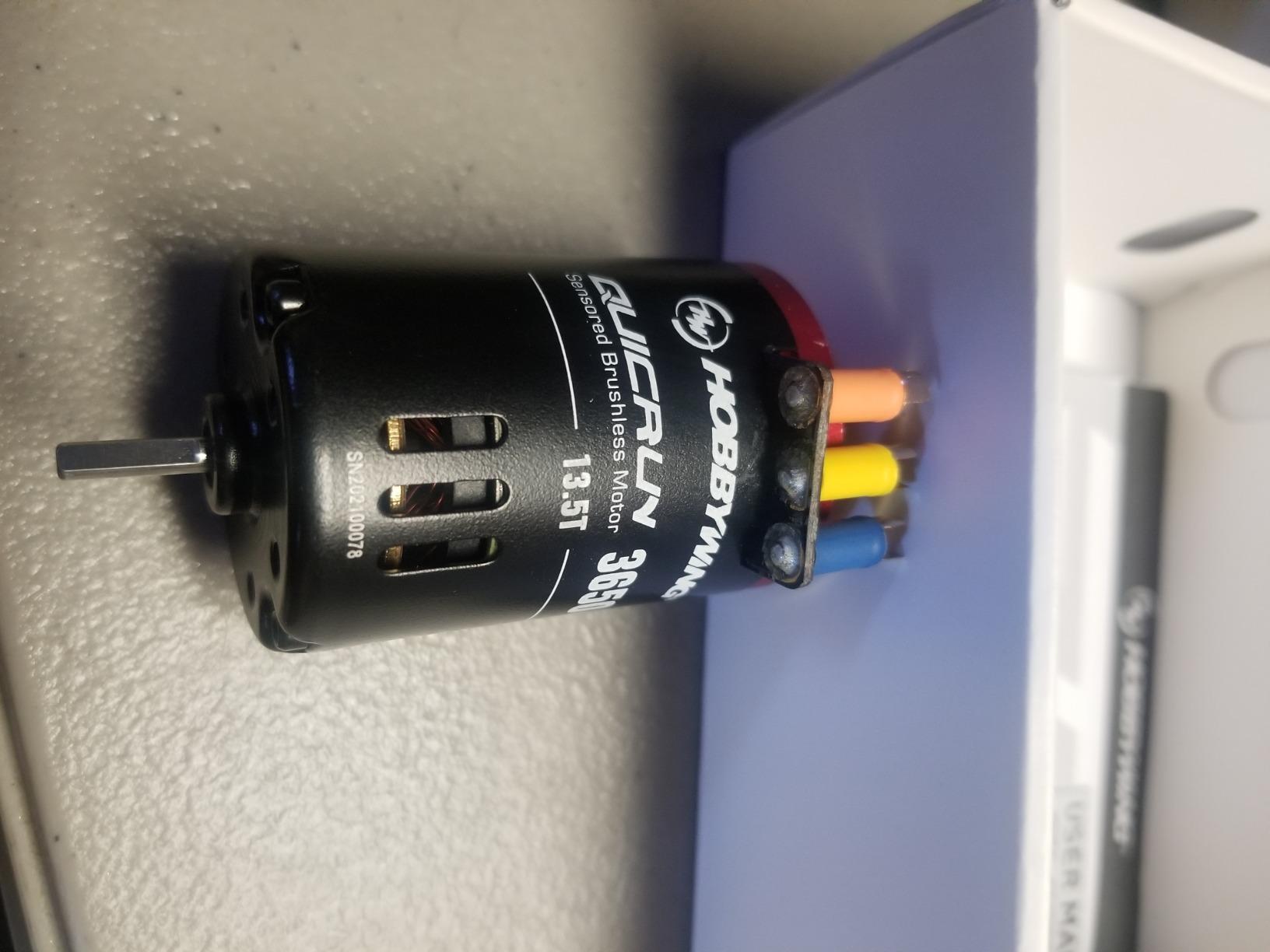Hobbywing Quicrun 3650 G2 13.5T Sensored Brushless Motor for 1/10 RC Car customer photo 1