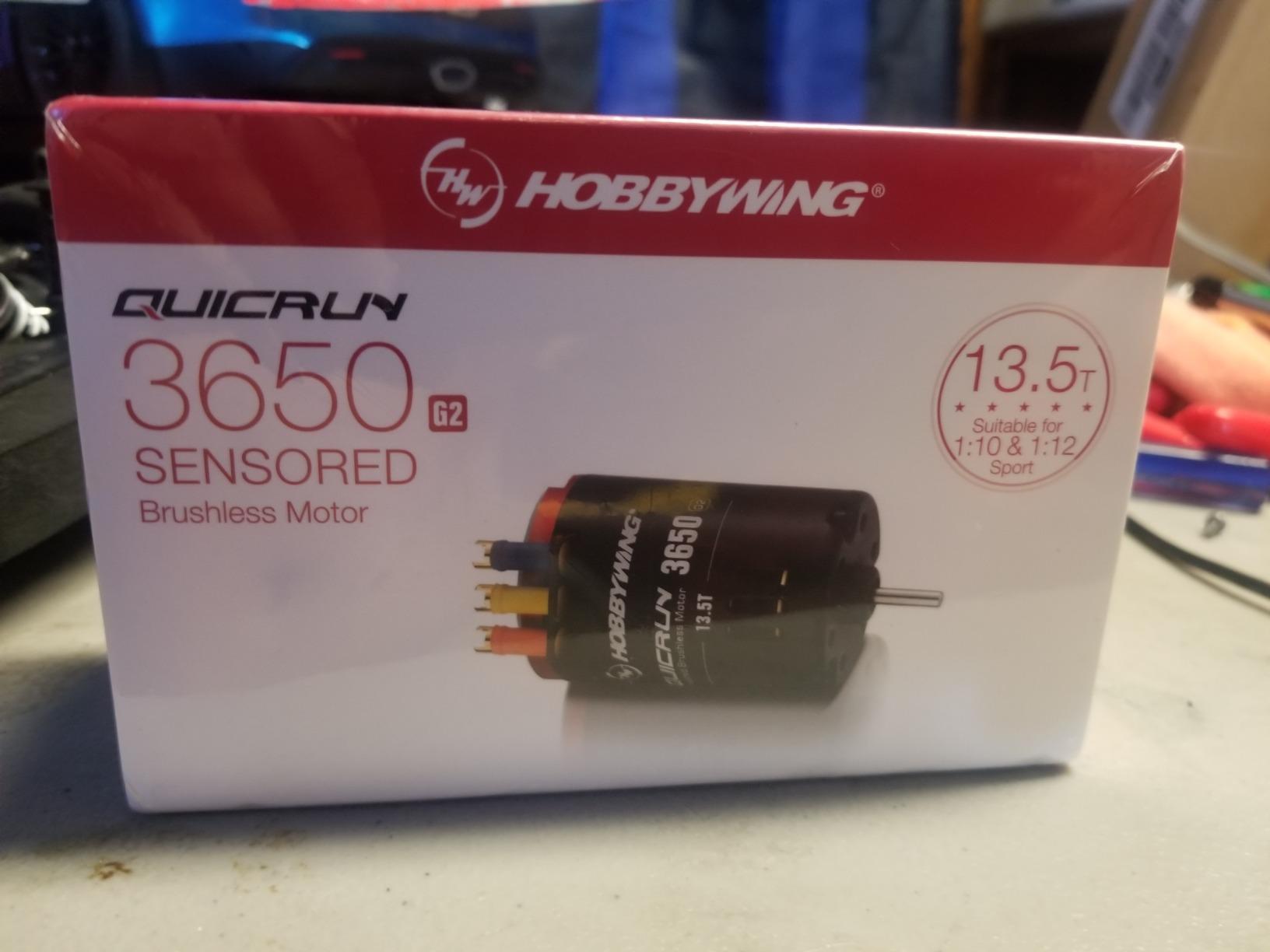Hobbywing Quicrun 3650 G2 13.5T Sensored Brushless Motor for 1/10 RC Car customer photo 2