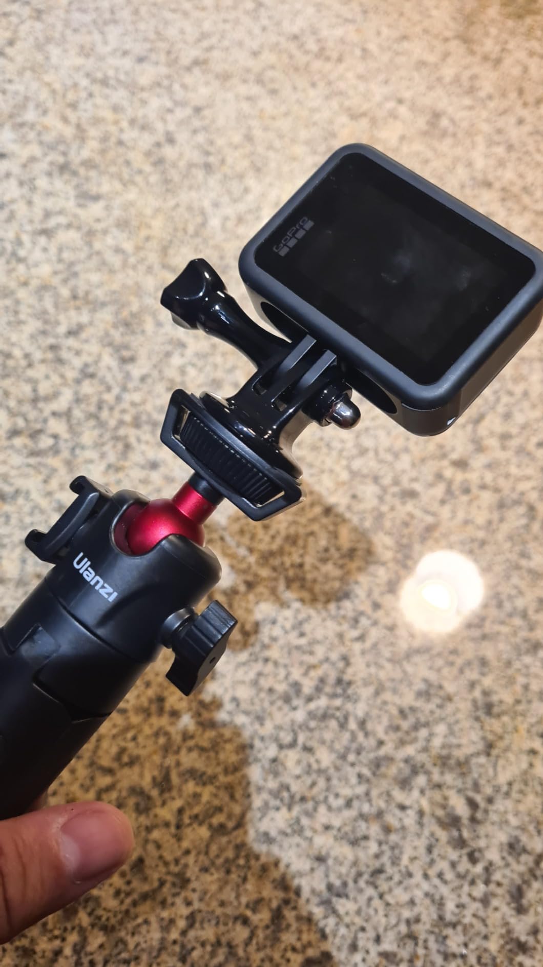 Suptig Tripod Mount Adapter for Gopro Mission 1 Pro, Gopro Hero 13, Hero 12, 11, 10, 9, 8, 7, 6, 5, 4, 3, Hero Session, Lite Hero, Gopro Max, Akaso, DJI osmo Action, Inst360, Akaso Action Camera. customer photo 1