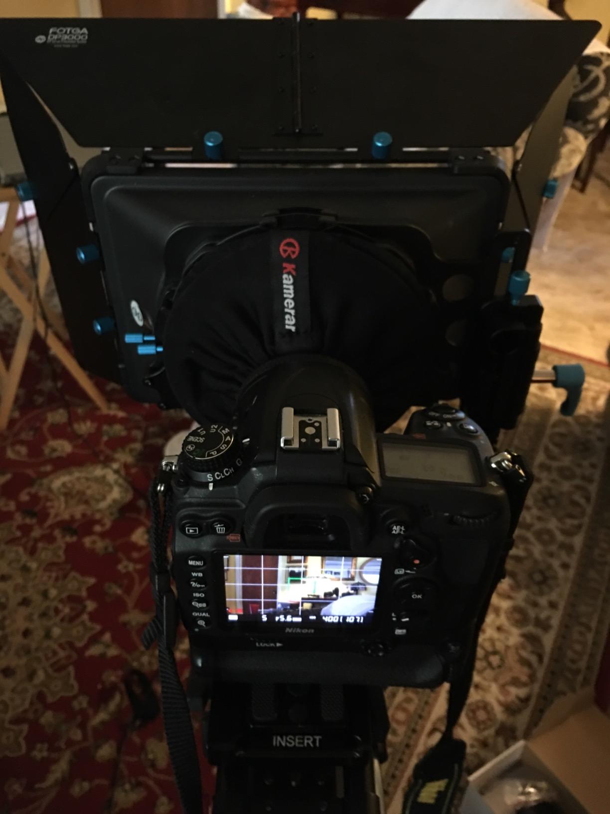 FOTGA DP3000 Professional Swing-Away Matte Box Sunshade DSLR Video Rig with 15mm Rod Rig for Rail Rod Baseplate Rig for DSLR Camera 5D Mark III 6D 7D A9 A7 customer photo 2