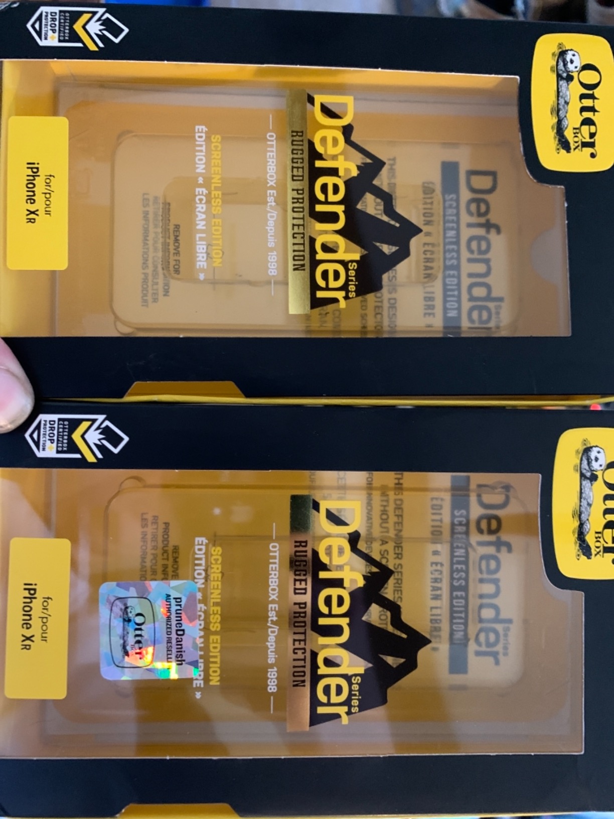OtterBox iPhone XR Defender Series Case - Black | Rugged & Durable, with Port Protection, Includes Holster Clip Kickstand, Multi-Layer, Impact Absorbing iPhone Case customer photo 2