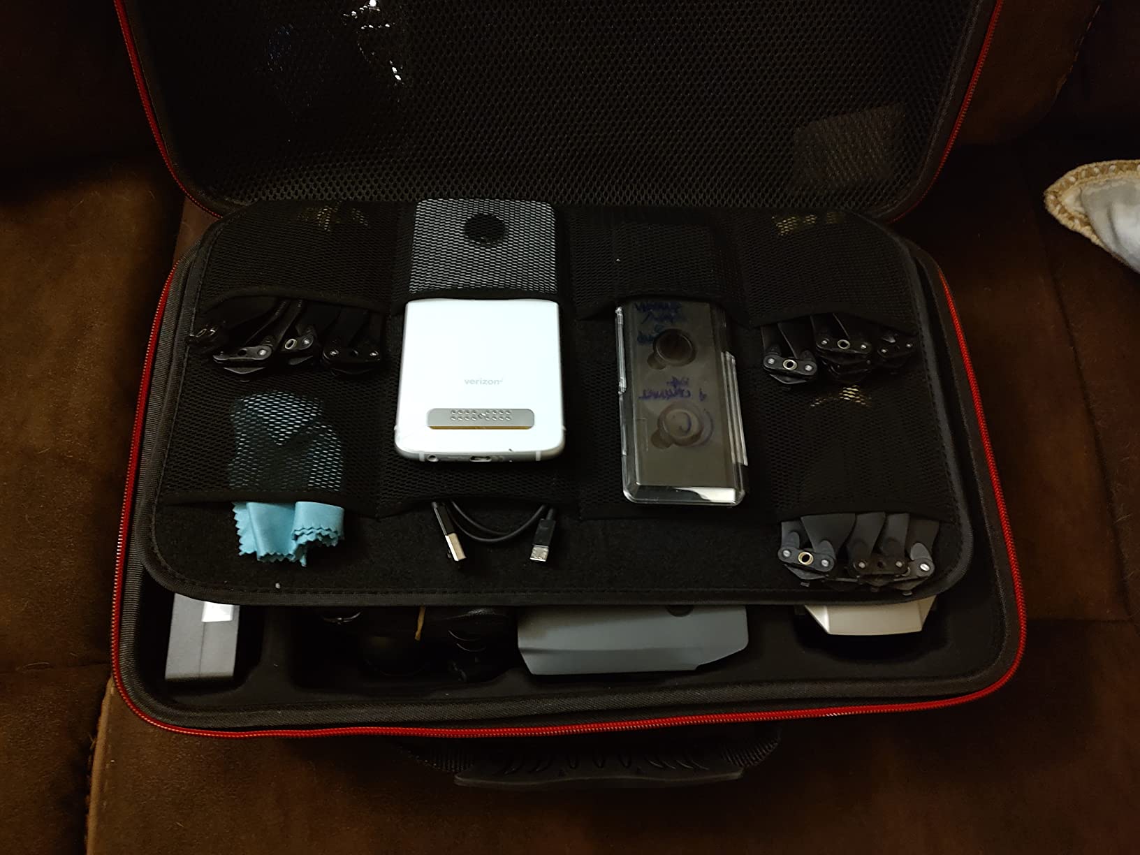 RLSOCO Carrying Case for DJI Mavic 4 Pro Drone Fly More Combo - Fits Full Set of Accessories: Drone Body, DJI RC Pro 2/RC 2 Controller, Batteries x 3, Charging Hub, Propellers and Other Accessories customer photo 1