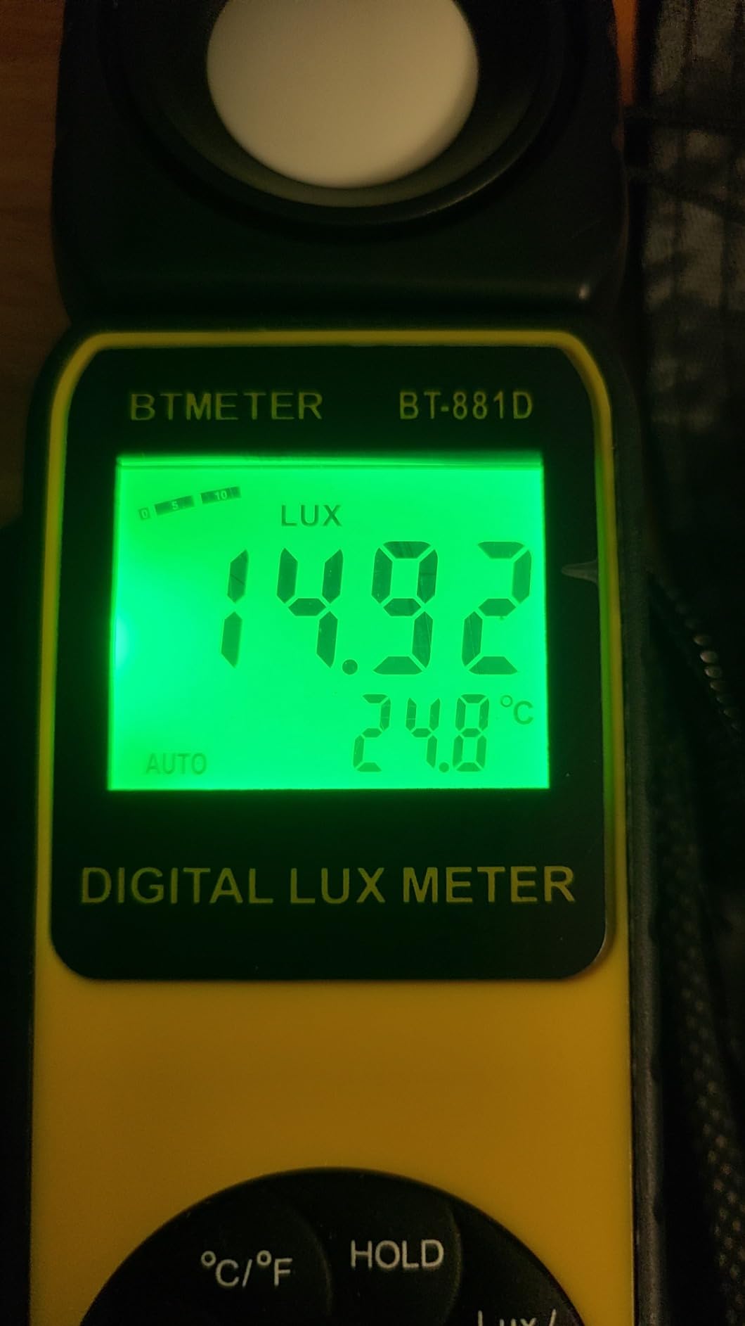 BTMETER BT-881D Digital Illuminance Light Meter with 270 Degree Rotated Sensor customer photo 2