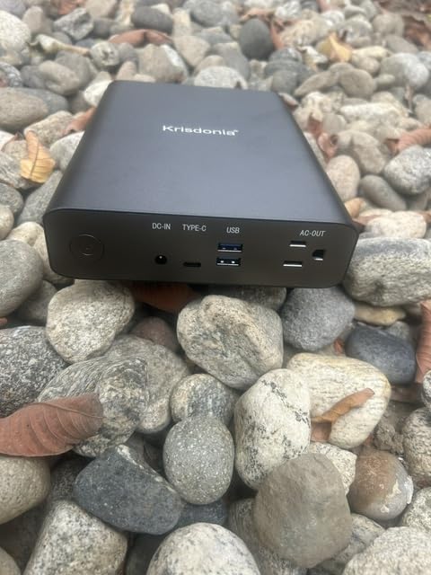 AC Outlet Portable Charger 60000mAh 110V/130W Laptop Power Bank with AC Outlet, 2 USB QC 3.0 and Type-C for Laptop, CPAP, Drone, Projector, Smartphone and Others customer photo 1