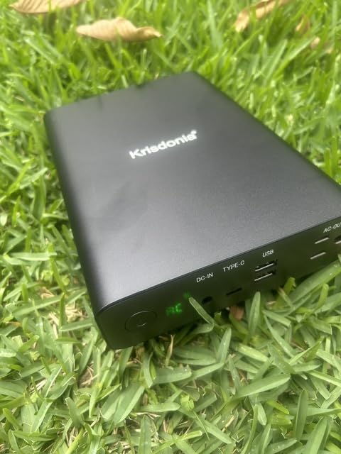 AC Outlet Portable Charger 60000mAh 110V/130W Laptop Power Bank with AC Outlet, 2 USB QC 3.0 and Type-C for Laptop, CPAP, Drone, Projector, Smartphone and Others customer photo 2