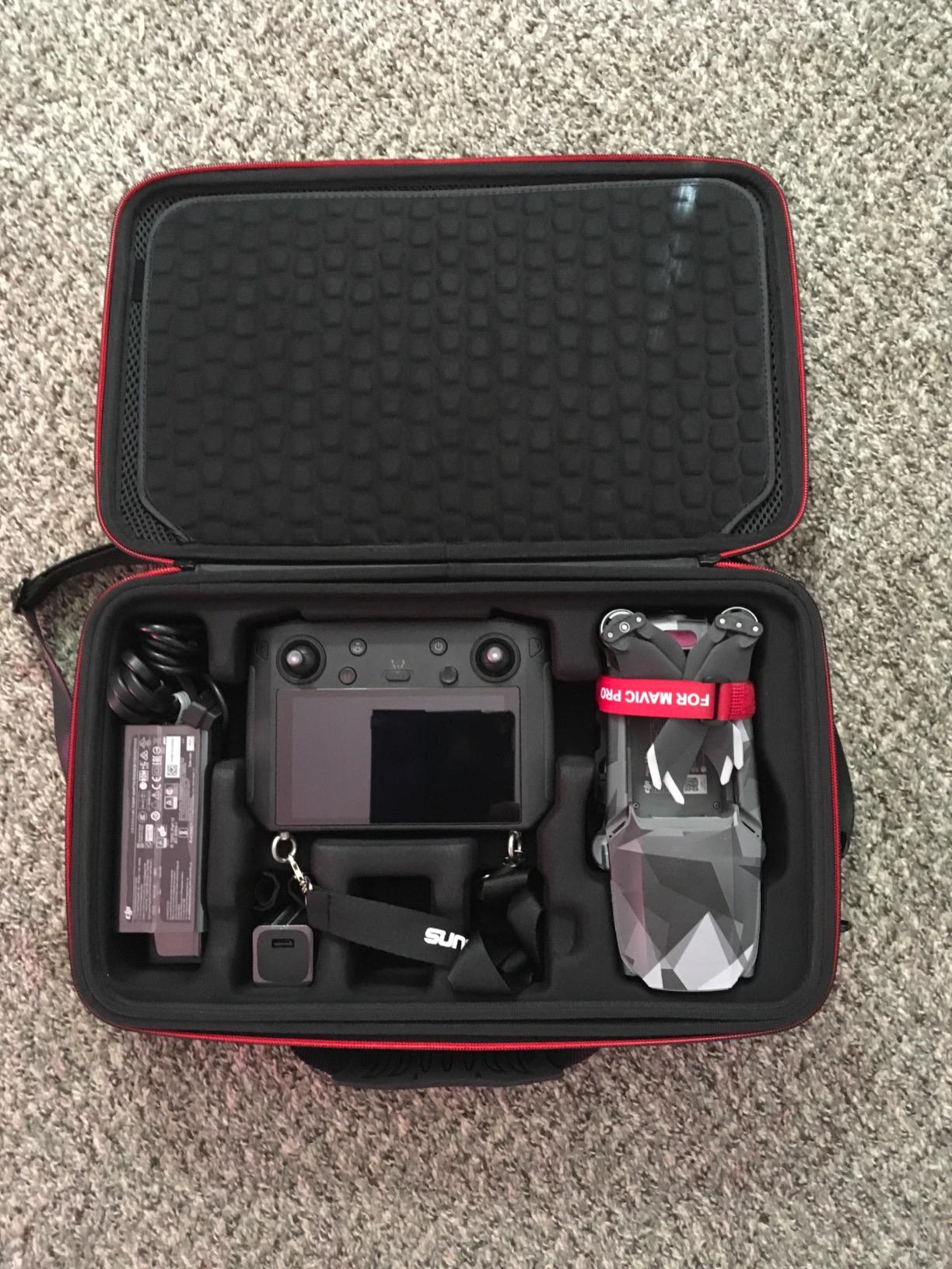 RLSOCO Carrying Case for DJI Air 2/2S/Mavic 2 Pro & DJI RC Pro/Smart Controller/Stock Controller - Fits Accessories:Controller,Drone Body,Batteries,Charger,Charging Hub,Propellers (Case Only) customer photo 1
