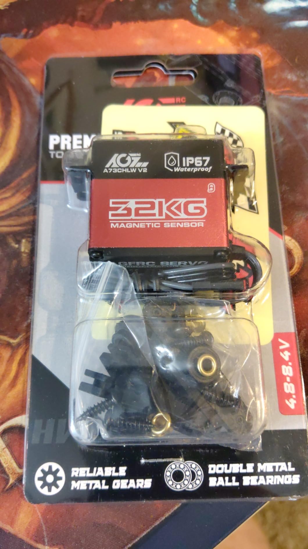 AGFRC A73CHLW V2 32KG IP67 Waterproof Standard 1/10 Servo | Full Metal Gears, HV, Programmable, Coreless Motor, 180 Degree customer photo 2