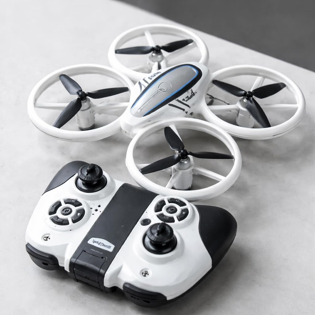 Q9s Drones for Kids, RC Drone with Altitude Hold and Headless Mode, Quadcopter with Blue&Green Light, Propeller Full Protect, 2 Batteries and Remote Control customer photo 1