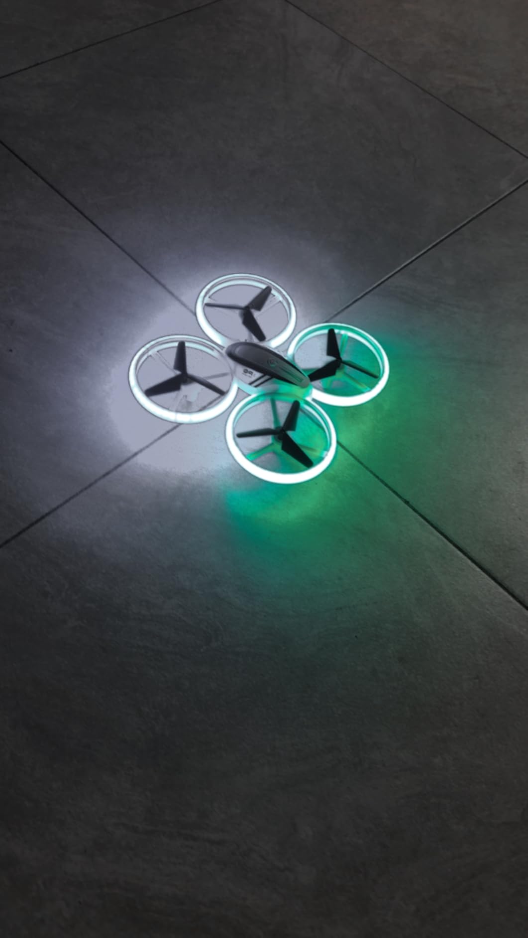 Q9s Drones for Kids, RC Drone with Altitude Hold and Headless Mode, Quadcopter with Blue&Green Light, Propeller Full Protect, 2 Batteries and Remote Control customer photo 2