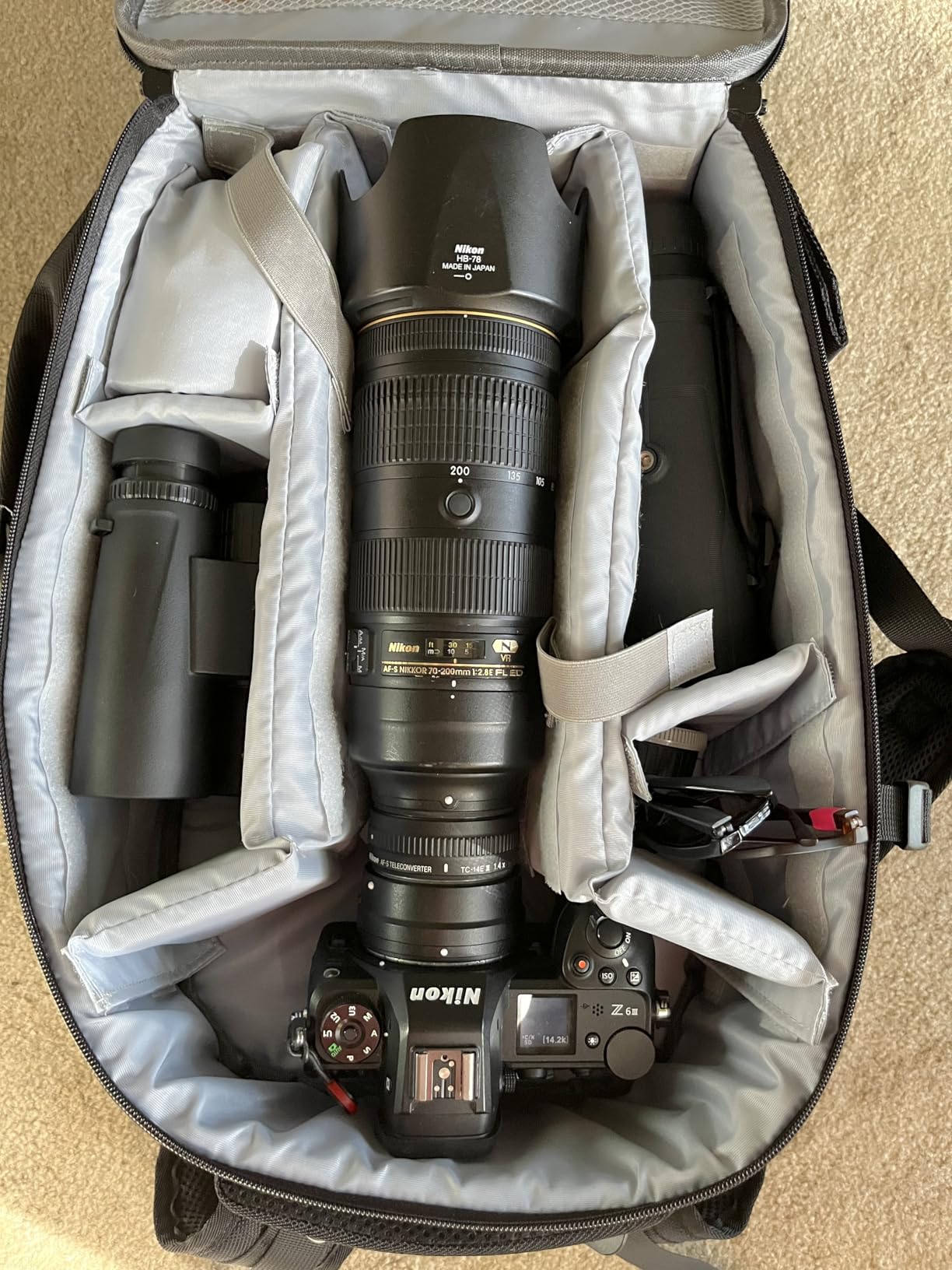 MOSISO Camera Backpack, DSLR/SLR/Mirrorless Photography Camera Bag | 15-16 inch Waterproof Hardshell Case with Tripod Holder & Laptop Compartment Compatible with Canon/Nikon/Sony customer photo 2
