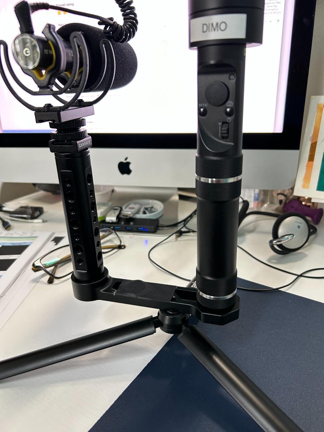 CAMVATE Universal L Bracket Handle for RoninS/Zhiyun Crane Handheld Gimbal customer photo 2