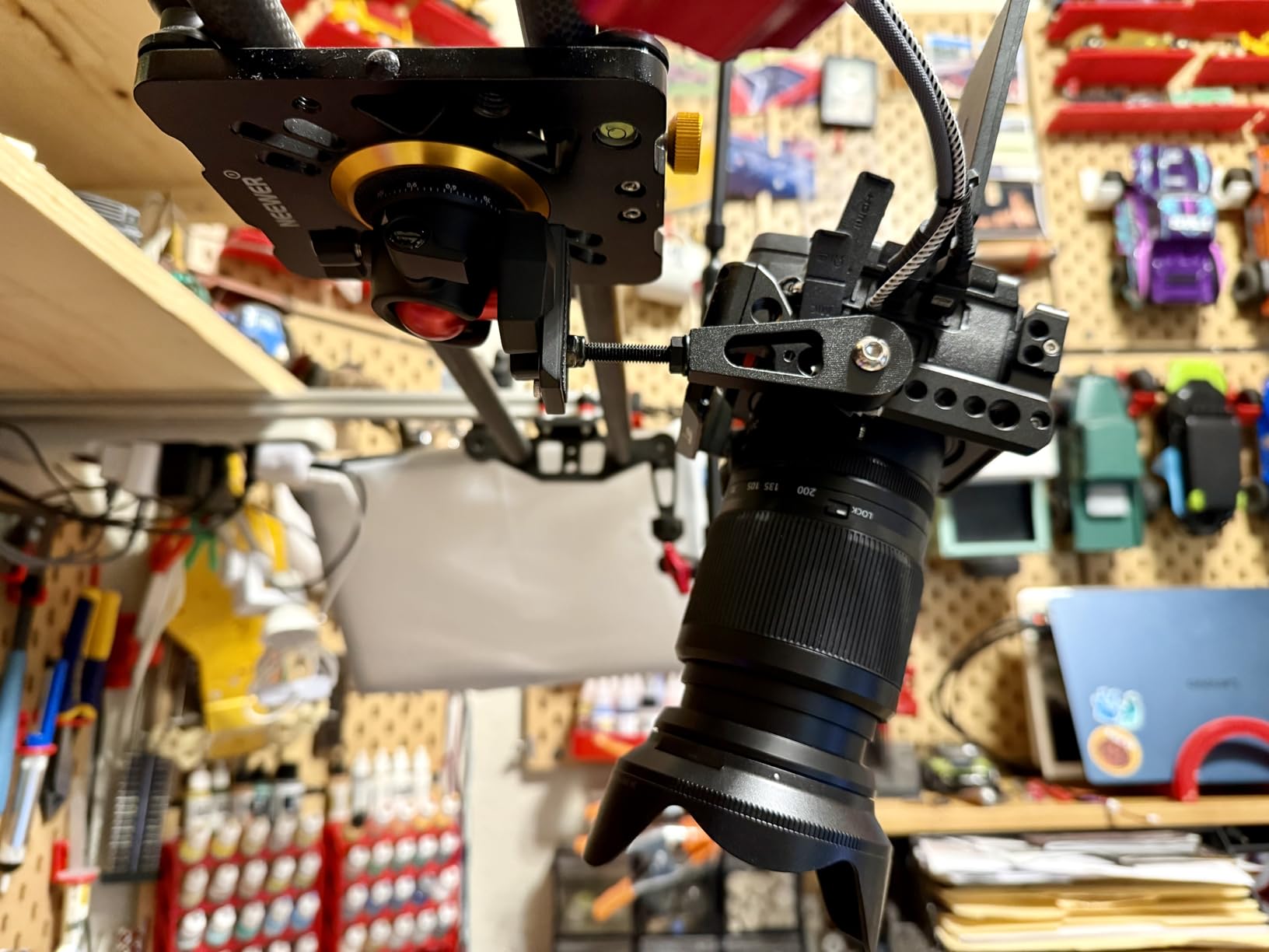SmallRig Mini Ball Head, Tripod Head Camera 360 Panoramic with 1/4 Screw 3/8 Thread Mount and Quick Release Plate Metal Ball Joint - BUT2665 customer photo 1