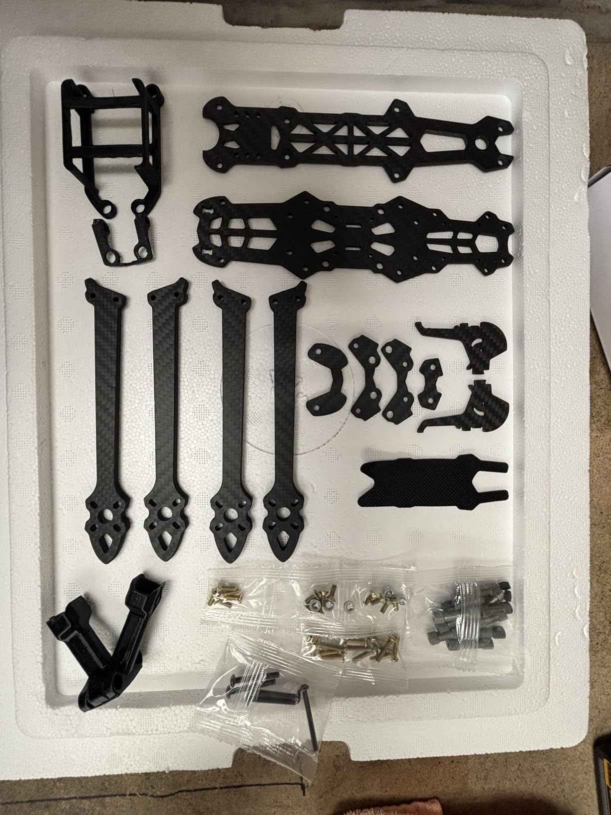 Readytosky 295mm HD 7 inch FPV Racing Drone Frame Kit Carbon Fiber Freestyle Frame for DJI FPV Air Unit customer photo 1