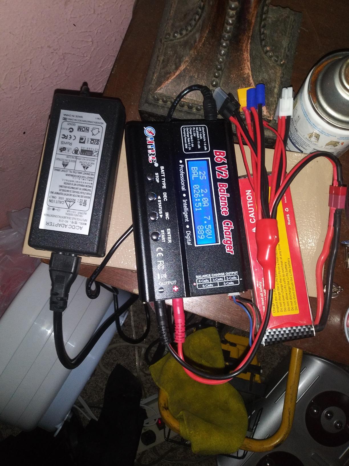 LiPo Battery Charger RC Car Balance Charger, 1S-6S Digital Discharger Battery Pack Charger 80W 6A for Li-ion Life NiCd NiMH LiHV PB Smart Battery, Deans Connectors + Power Supply customer photo 1