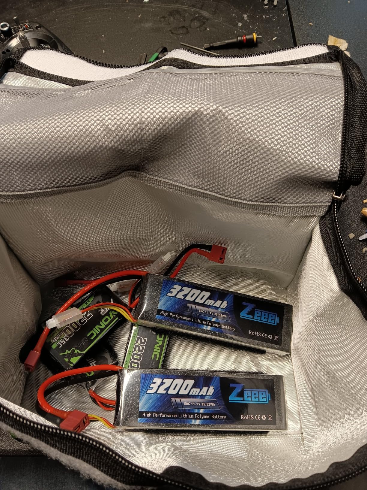 Zeee 3S Lipo Battery 3200mAh 11.1V 50C Soft Case Battery with T Connector for RC Airplane RC Helicopter RC Car RC Truck RC Boat UAV Drone FPV(2 Pack) customer photo 1