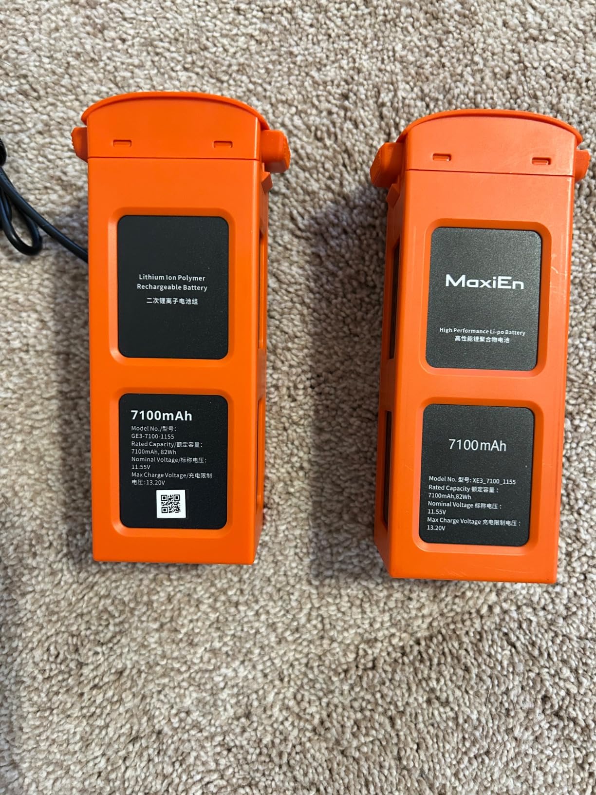 Autel Robotics EVO 2 Battery 7100 mAh 11.55V Smart Battery for EVO II Pro/Enterprise/RTK/Dual 640T Drones(V2 & V3), 2026 New, Orange customer photo 2