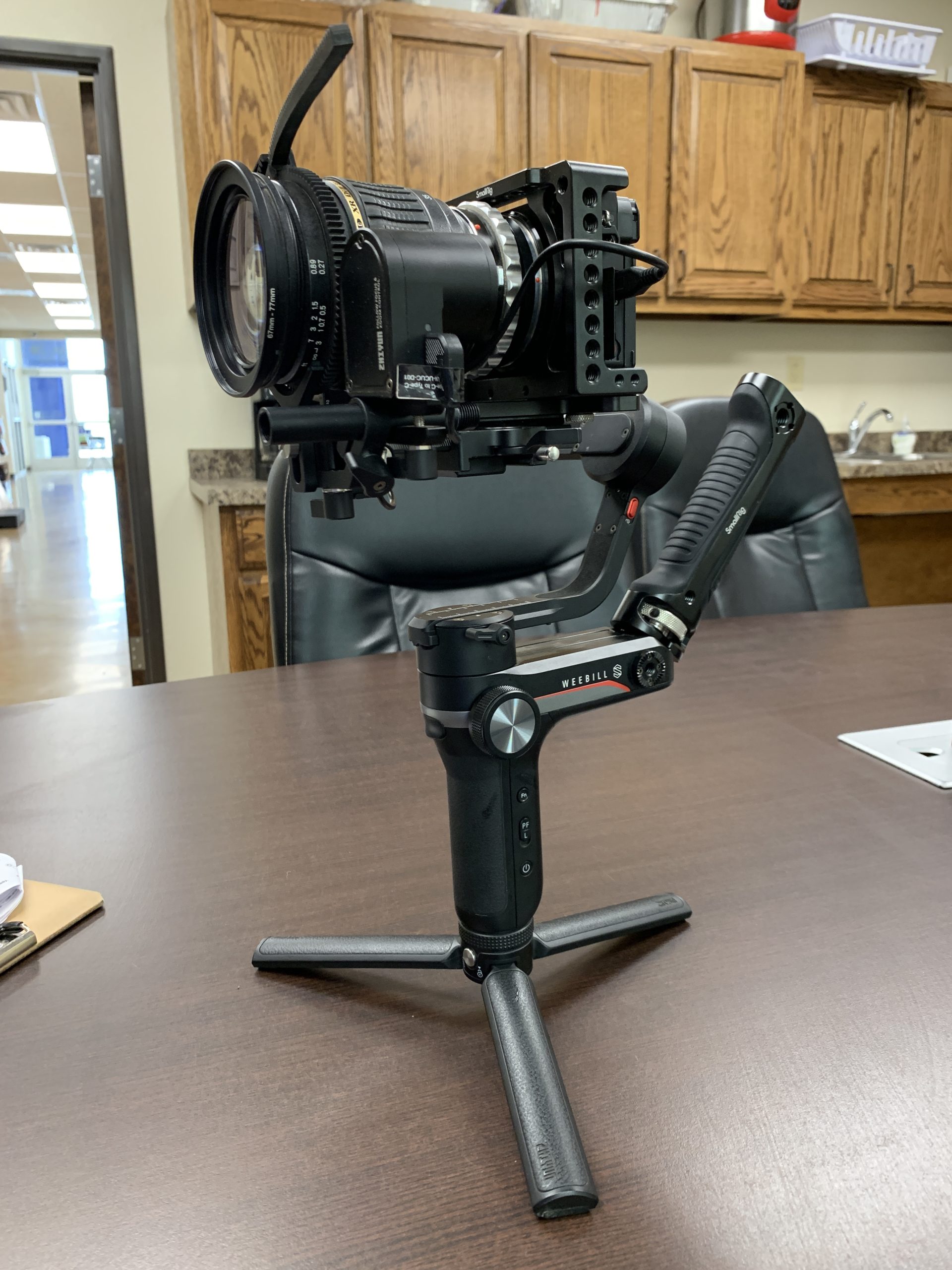 SmallRig Handle Grip Handgrip for Zhiyun-Tech WEEBILL-S Gimbal with Cold Shoe Mount Built-in Wrench, Multiple Threaded Holes - BSS2636C customer photo 2
