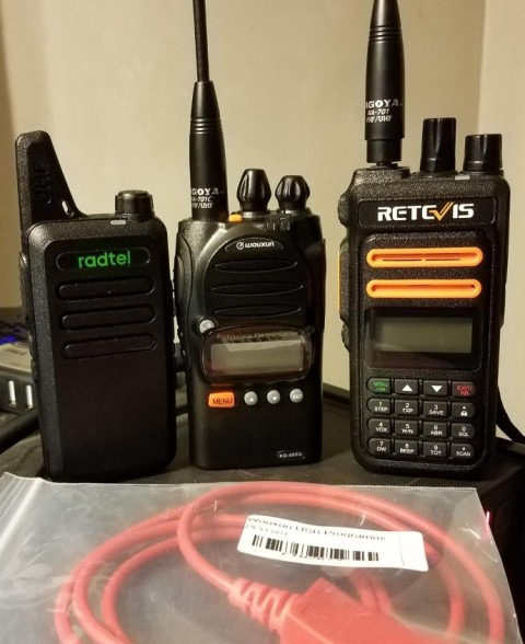 Wouxun KG-805G Professional GMRS Two Way Radio with USB-C Charging + Extra Capacity Battery customer photo 1