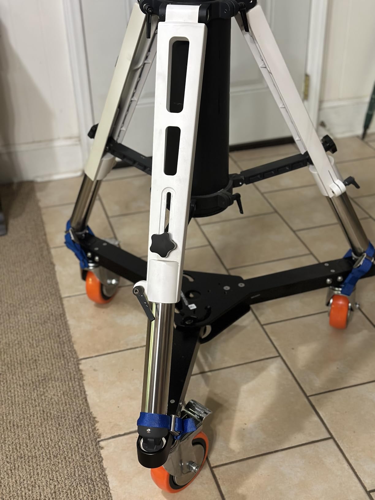 PROAIM Anchor Aluminum Tripod Dolly for Jibs & Cranes, 500kg/1100lb | CNC aluminum dolly with 6