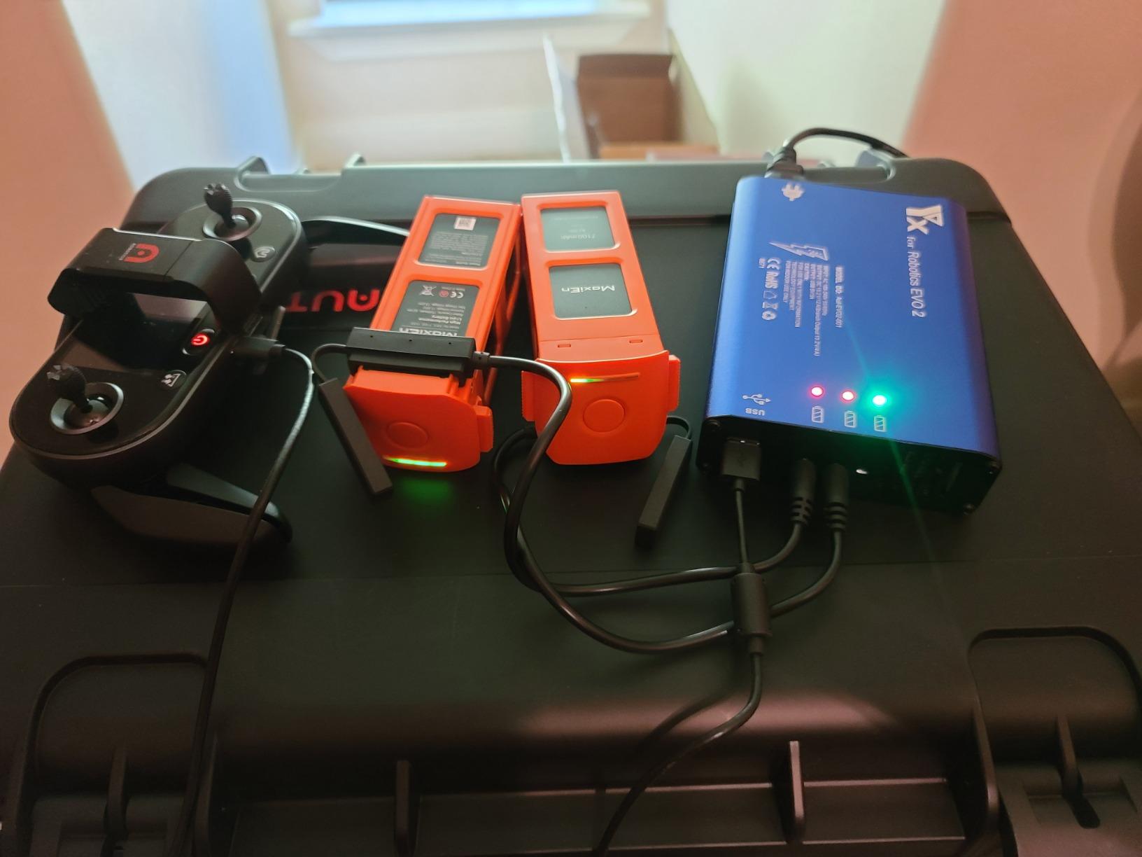 Hanatora Battery Charger for Autel Robotics EVO 2,II Pro V2 V3 Enterprise RTK,Dual Drone,Rapid Multi Parallel Charging Hub Accessories customer photo 1