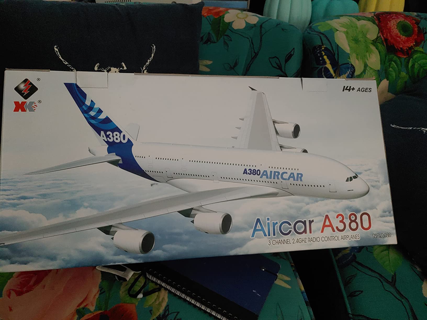GoolRC RC Airplane, WLtoys XK A120 A380 Aircar Model Plane, 3CH 2.4G Remote Control Airplane, EPP Fixed-Wing RC Aircraft RTF Toy for Adults customer photo 1