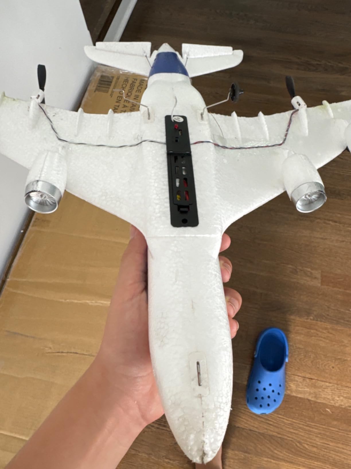 GoolRC RC Airplane, WLtoys XK A120 A380 Aircar Model Plane, 3CH 2.4G Remote Control Airplane, EPP Fixed-Wing RC Aircraft RTF Toy for Adults customer photo 2