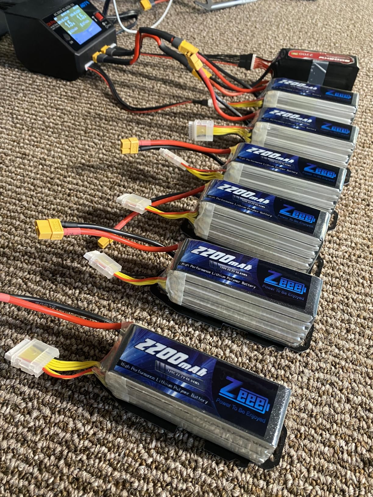 Zeee 6S Lipo Battery 2200mAh 22.2V 120C Soft Case Battery with XT60 Connector for RC Airplane Helicopter RC Car Truck Tank Drone Racing Hobby(2 Pack) customer photo 2