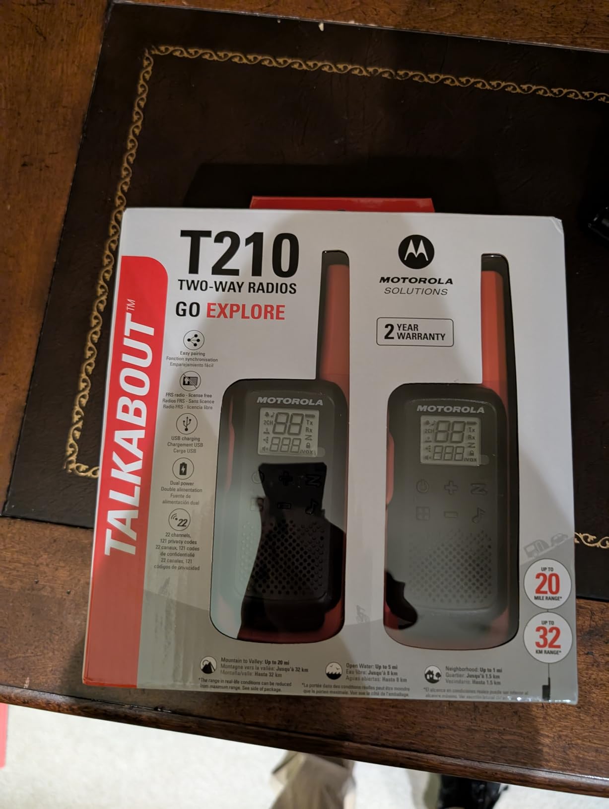 Motorola Solutions T210 Two-Way Radio, Two-Pack customer photo 1