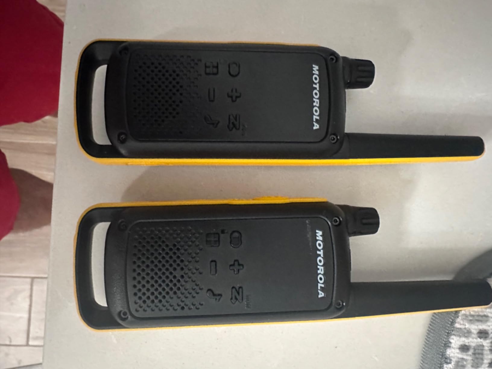 Motorola Solutions Talkabout T470 Two-Way Radio Black W/Yellow Rechargeable Two Pack customer photo 2