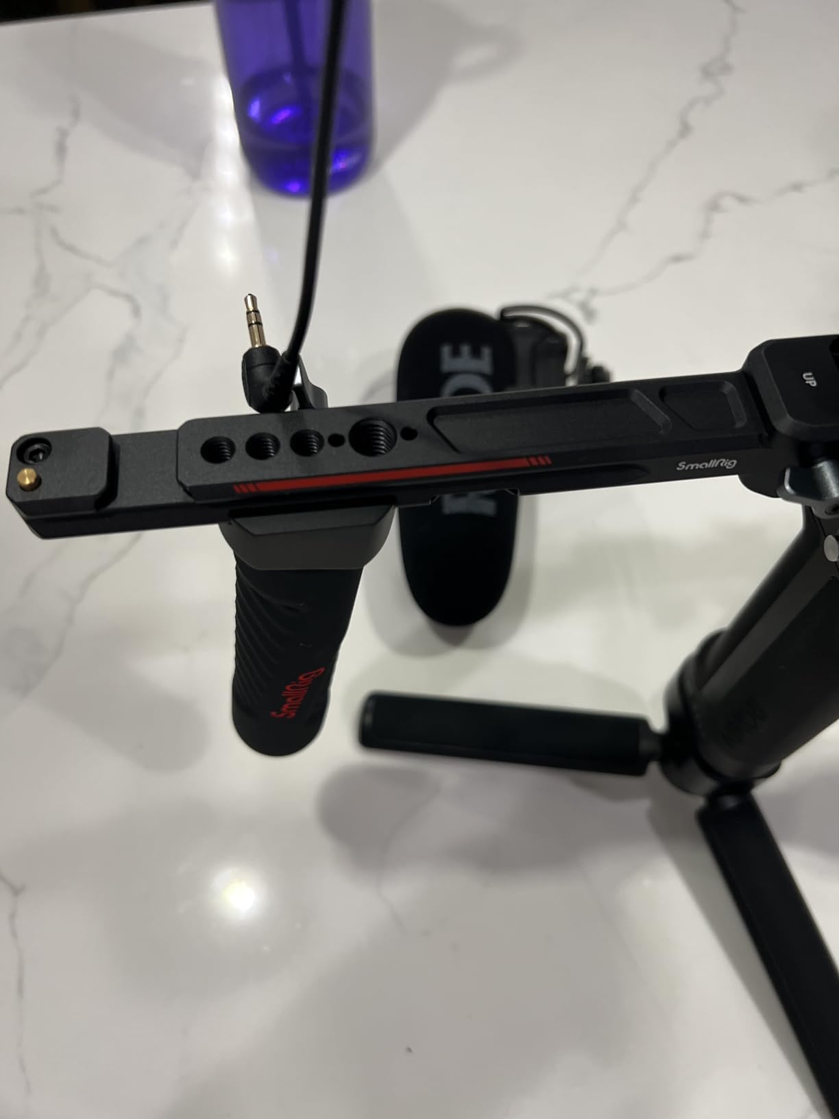 SmallRig Dual Handle Handgrip for DJI RS 5 / RS 4 / RS 4 Pro / RS 3 / RS 3 Pro / RS 2 / RSC 2 Gimbal, Gimbal Handle Grip with NATO Rails, Cold Shoe, 1/4
