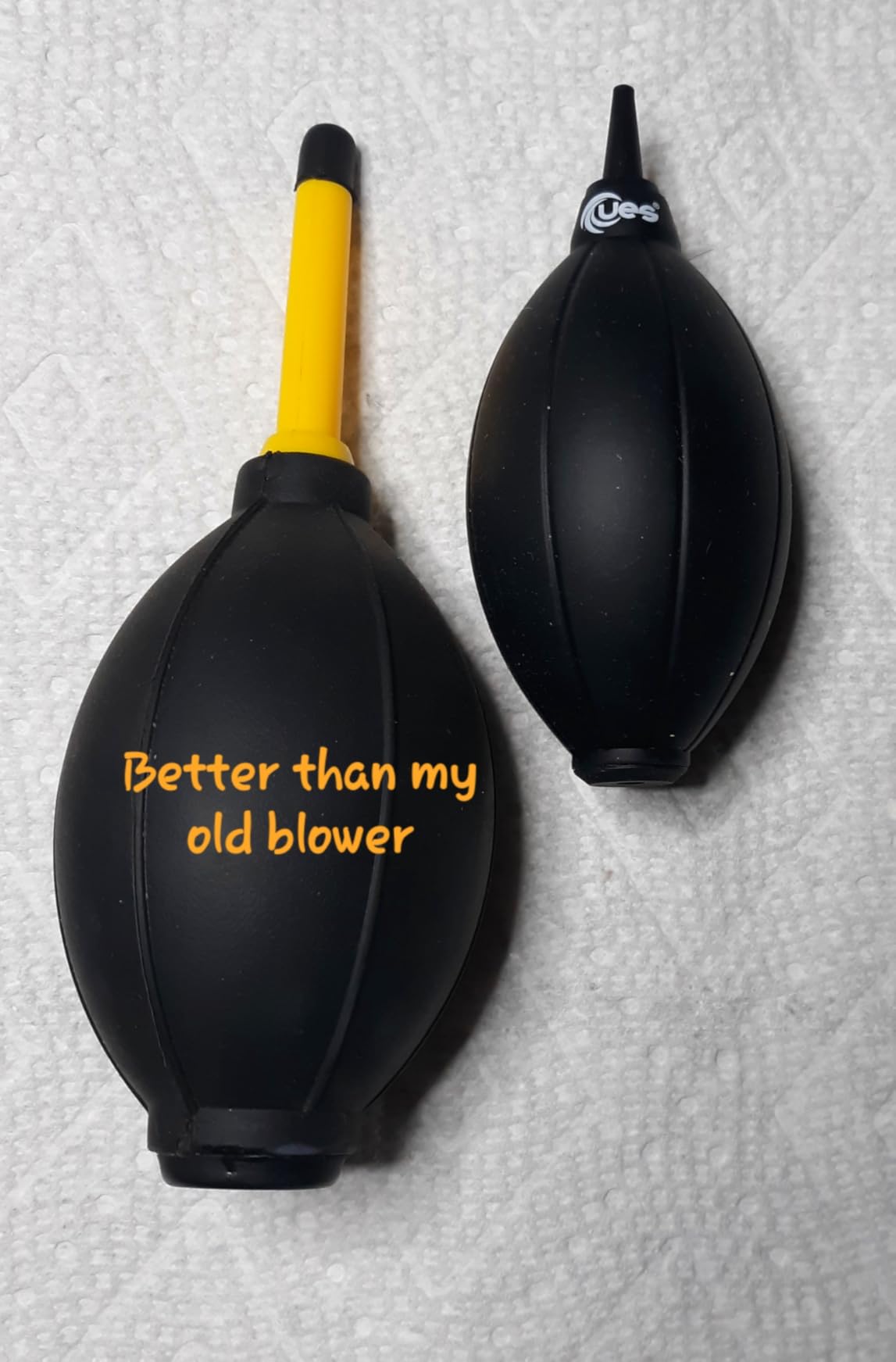 UES Camera Dust Air Blower for DSLR & Mirrorless Lens & Sensor Cleaning | Premium Rubber Squeeze Bulb Dust Pump customer photo 1