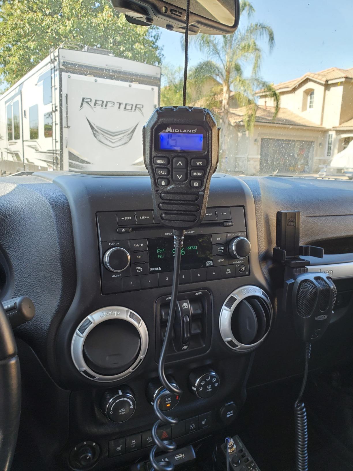 Midland MXT275VP4 15 Watt GMRS MicroMobile Two-Way Radio - ATVs UTVs and Other Off-Road Vehicles - Overlanding Gear - Extended 3dB gain Roll Bar Mount Antenna Microphone Extension Cable customer photo 1