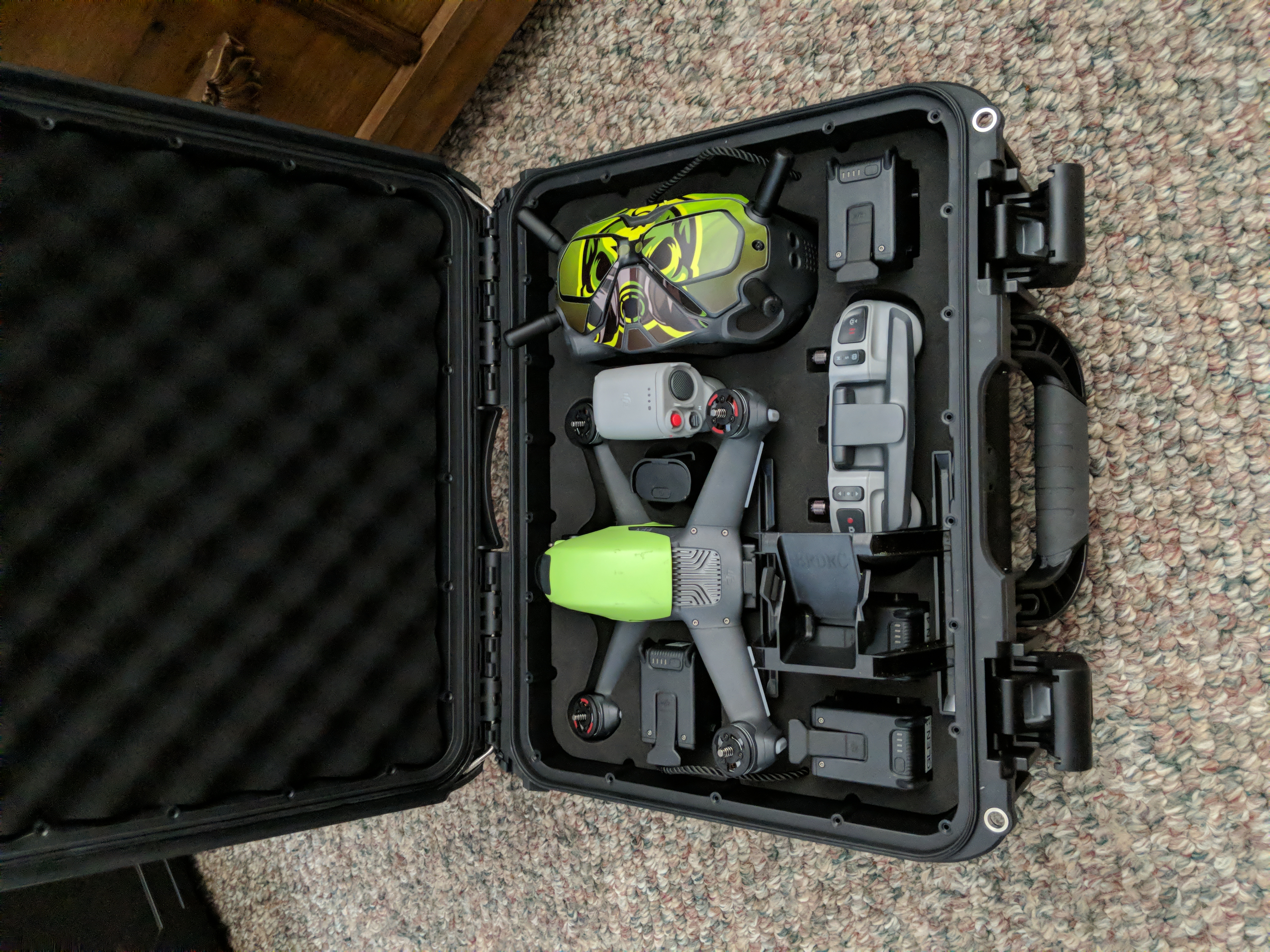 LEKUFEE Waterproof Hard Case for DJI FPV Drone, Explorer Combo, DJI Goggles Integra, Goggles 2/V2, FPV Motion Controller, RC Motion 2, Accessories (Case Only) customer photo 2