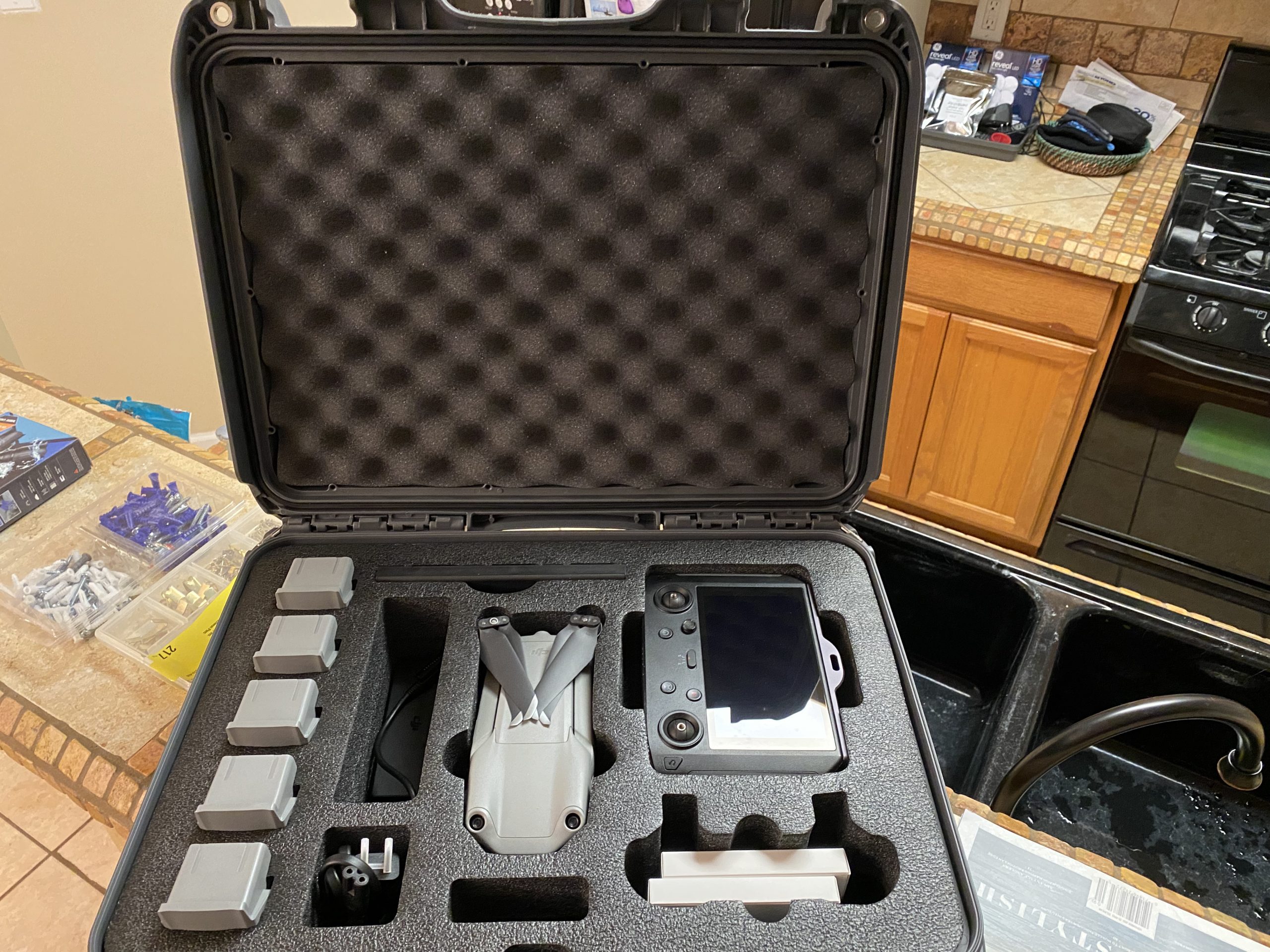 Nanuk 925-MAVIA2S3 Waterproof Hard Case with Foam Insert for DJI Air 2S Fly More Combo & Smart Controller - Orange customer photo 2