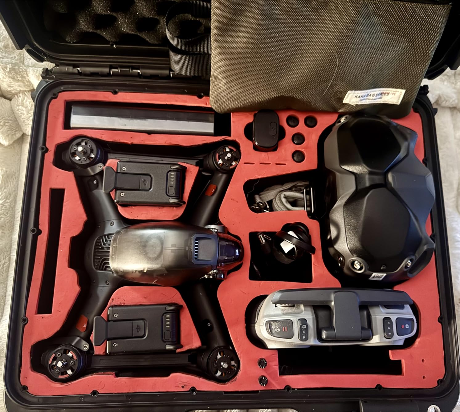 Hard Carrying Case for DJI FPV Drone, Waterproof Suitcase for FPV Combo Fly More and Accessories Safe and Portable customer photo 2