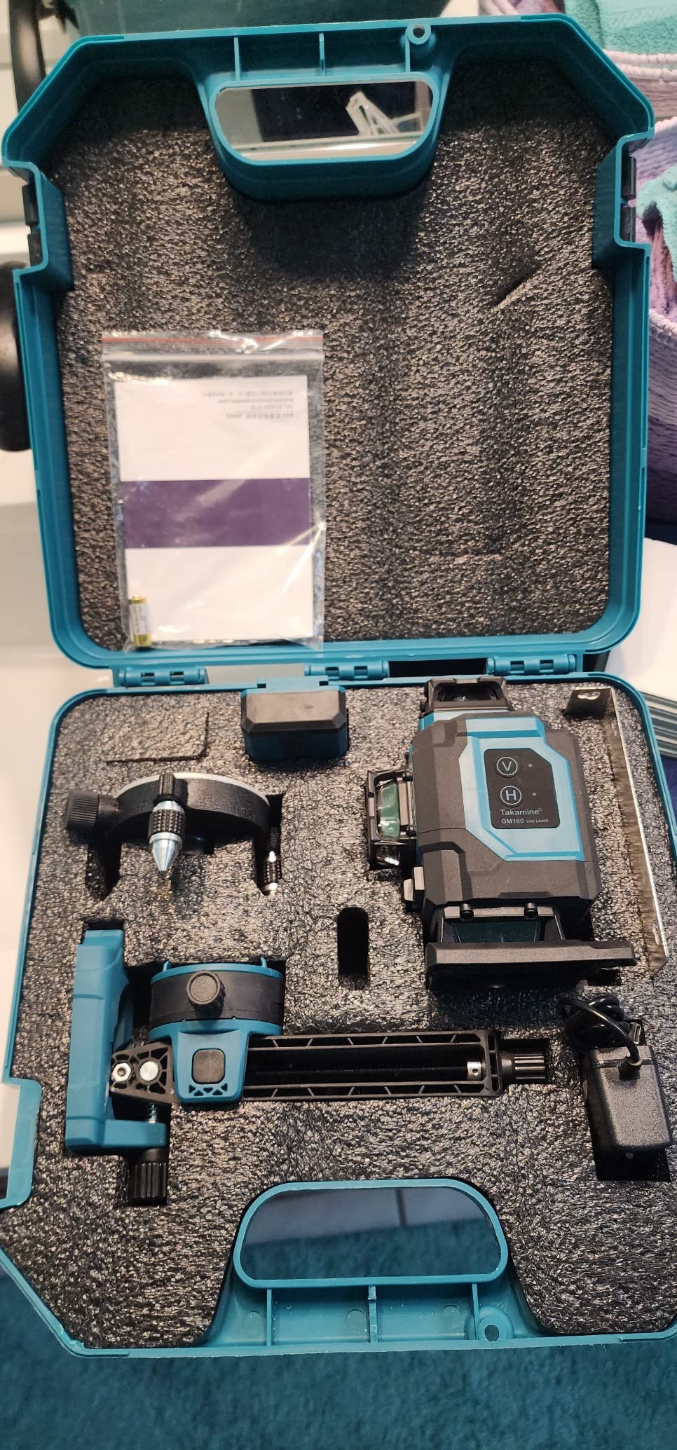 Takamine 16 Lines Green Laser Level Pro, 4x360 4D Green Cross Line Professional for Construction, Two 360 Degree Vertical and Two 360 Degree Horizontal Laser Level Pulse Mode and Remote Controller customer photo 1