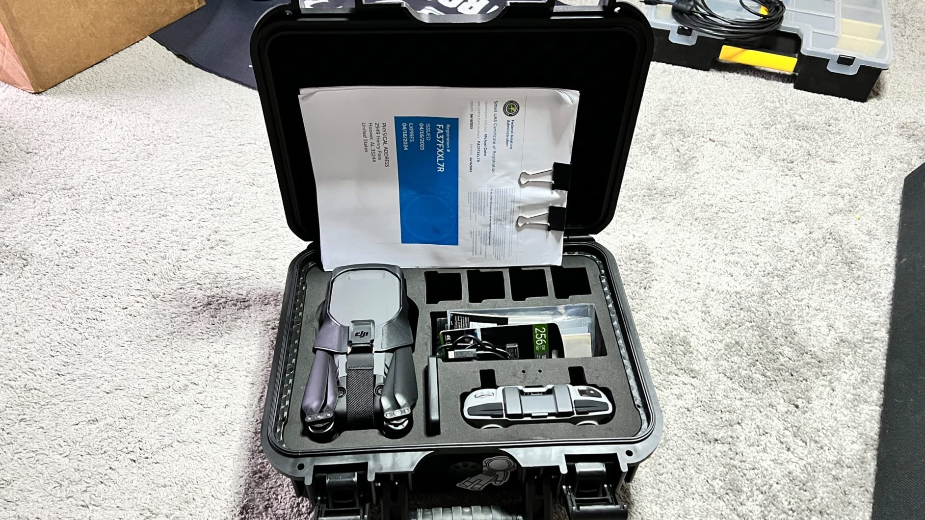 Lekufee Waterproof Hard Case for DJI Mavic 3 Pro, Mavic 3 Classic, Combo, DJI RC 2, RC N3/N2, Accessories (Case Only) customer photo 1