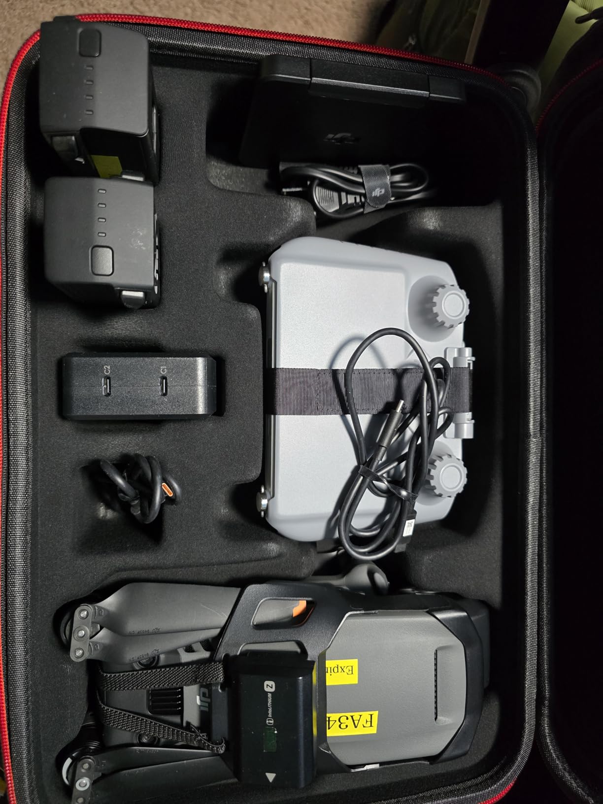 RLSOCO Travel Case for DJI Mavic 3 Classic/Mavic 3 Cine Fly More Combo - Fits: Mavic 3 Body, RC Pro or DJI RC Controller, Batteries, Charger, Propellers (Case Only) customer photo 2